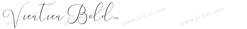 Vientien Bold字体转换